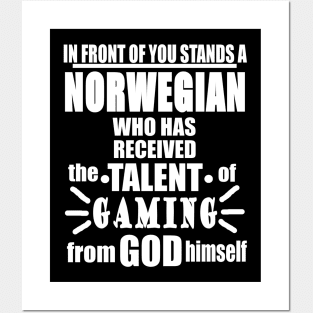 Norwegian Gaming Gamble Scandinavia Video Games Posters and Art